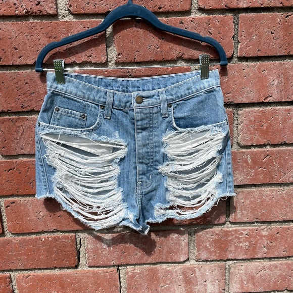 CARMAR High Rise Denim Shorts - Picture 2 of 9